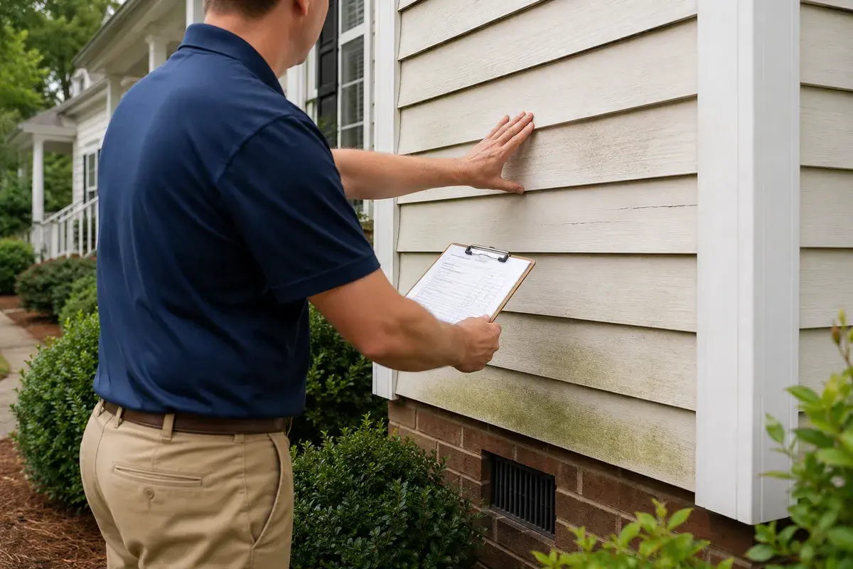 Free siding inspection and assessment in Cary NC