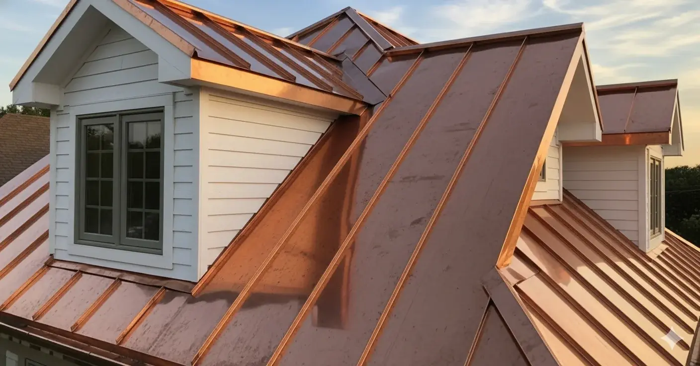 Copper roofing in Selma NC