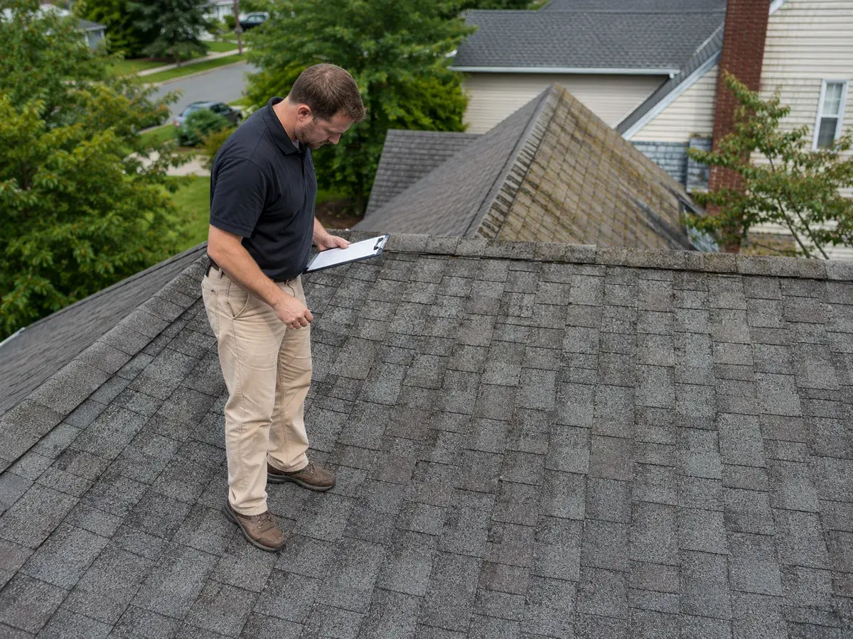 Shingle roof inspection in Raleigh NC